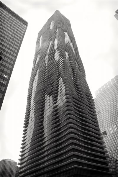 city-scape-Chicago-Aqua-Tower